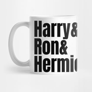 Harry & Ron & Hermione Mug